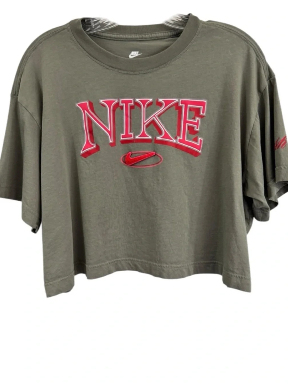 Women’s Graphic Phoenix Cropped Tee Oversized Cropped - Picture 2 of 8